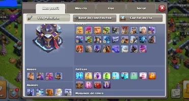 Clash of Clans no último CV quase tudo Full