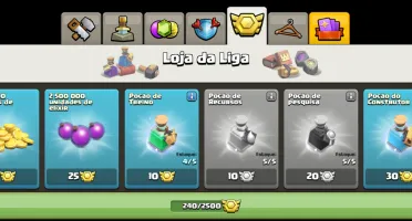 Clash of Clans no último CV quase tudo Full