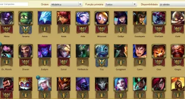 Conta League of Legends Platina 4