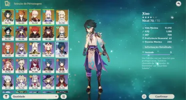 AR57 Xião Hutão Kazuha Kokomi Venti Childe Mona C1 Diluc...