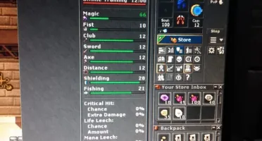 Tibia acc main Talera, varios chars