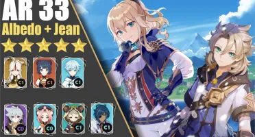 AR 33 Albedo + Ningguang C1 + Jean