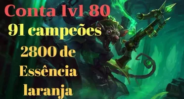 Conta lvl 80+2 skins ultimate+2800 de Essência laranja