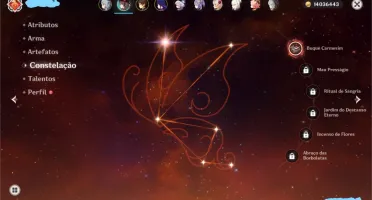 Conta Genshin Impact AR 58 - Muitos 5 estrelas