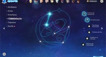 Conta Genshin Impact AR 58 - Muitos 5 estrelas
