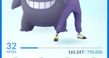 CONTA POKEMON GO LV 32 COM 12 POKEMON IV 100% + 3 POKE SHINY