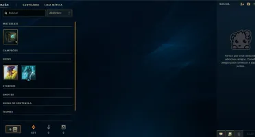 Conta LOL, Unranked, Nível 34, com 42 Champs, Skin Ultimate