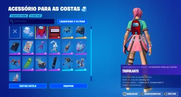 conta fortnite com algumas skins