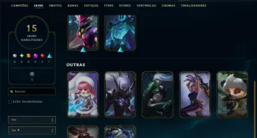Prata 2 com 50 Champs e 15 Skins