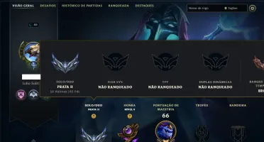 Prata 2 com 50 Champs e 15 Skins