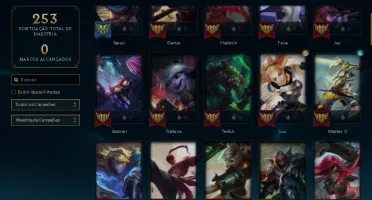 CONTA LV 80 COM 67 CHAMPIONS E 22 SKINS (LUX ELEMENTALIST)