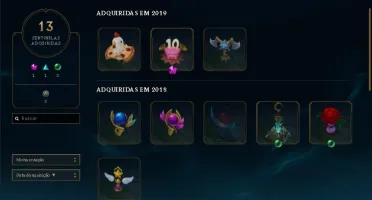 CONTA LV 80 COM 67 CHAMPIONS E 22 SKINS (LUX ELEMENTALIST)