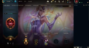 CONTA LV 80 COM 67 CHAMPIONS E 22 SKINS (LUX ELEMENTALIST)