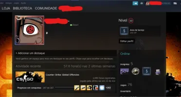 CONTA CSGO MEDALHAS/MAIN