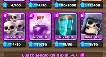 Conta Mestre Clash Royale nv11 com 200k ouro e muito mais