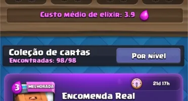 Conta de clash royale nível 13