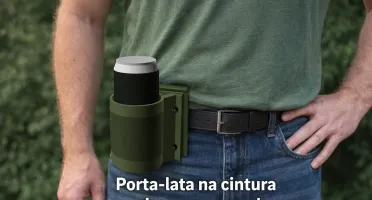 Caneca Porta Lata Tatica Verde Monster