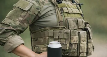Caneca Porta Lata Tatica Verde Monster
