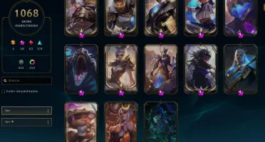 CONTA DE LOL 1068 SKINS - Diamante 3