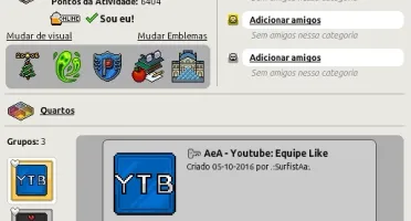 CONTA HABBO 2006 - ANO LANÇAMENTO BR.