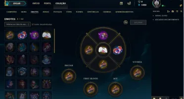 Conta nível 32 / Ouro v / Alto MMR