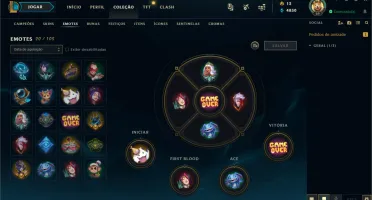 CONTA PLATINA IV COM 58 CHAMPS BOA PRA SMURF