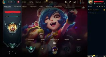 CONTA PLATINA IV COM 58 CHAMPS BOA PRA SMURF