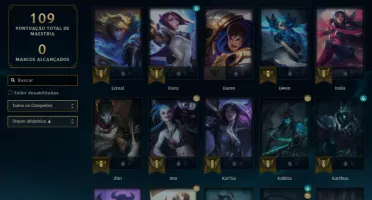 Conta Lol Esmeralda 1, S12 GM S13-2 Master