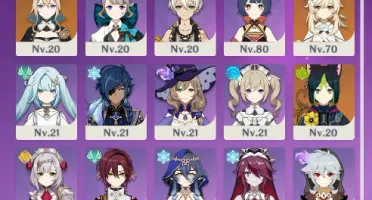 Lyney Kazuha Keqing Jean Tighnari AR 52