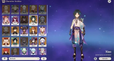 Genshin Impact  AR57 - 8 personagens 5*, 2 armas 5*