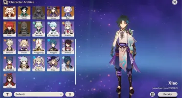 Genshin Impact  AR57 - 8 personagens 5*, 2 armas 5*
