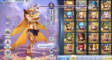 Saint seiya Awakening com mais de 3500 Gemas Avançadas