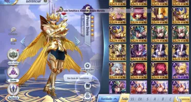 Saint seiya Awakening com mais de 3500 Gemas Avançadas