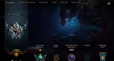 Conta LoL - Platina 4 - 84 Skins - Todos os champions