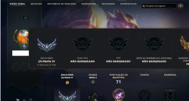 Prata 4 com 51 Champs e 8 Skins