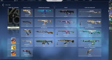 Conta Valorant com muitas skins extra