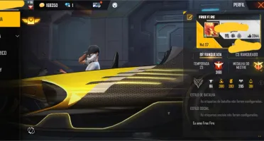 Conta free fire com angelical
