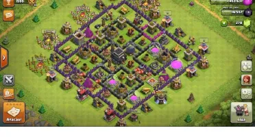 conta clash of clans cv9