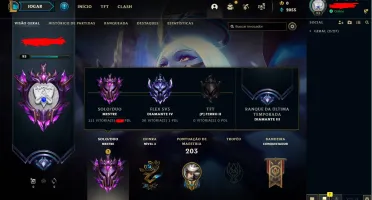 CONTA LOL MESTRE 300~ PDL WIN RATE POSITIVA