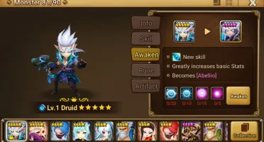 Reroll Summoners War lvl10 com Abelio + Juno
