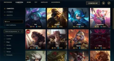 Conta prata 2 com 125 champs e 206 skins ( MAIN JG / SUP )