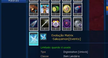 Conta com 2 SSS+ LA serve Omegamon