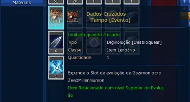 Conta com 2 SSS+ LA serve Omegamon