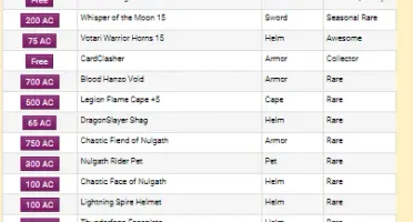 Conta AQW 2009 OG | Founder | 700+ Itens | Rares Antigos | N