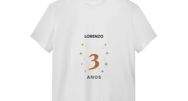 Camiseta de Aniversário Personalizada