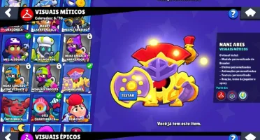 Conta Brawl Stars | SIRIUS + KAZE 90 brawlers