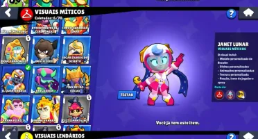 Conta Brawl Stars | SIRIUS + KAZE 90 brawlers