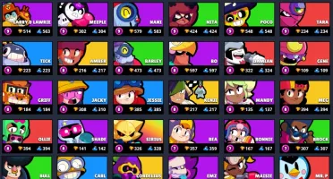 Conta Brawl Stars | SIRIUS + KAZE 90 brawlers