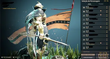 CONTA BLACK DESERT WARRIOR 575 (COM E-MAIL)