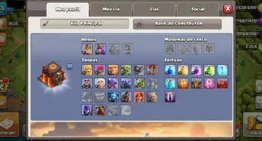 Conta Clash of Clans com Brawl Stars junto barata